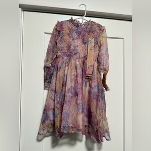 Ivy City Co Girls Pink Floral Dress